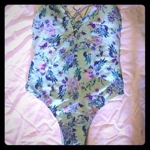 PACSUN - LA Hearts One-piece Bathing Suit